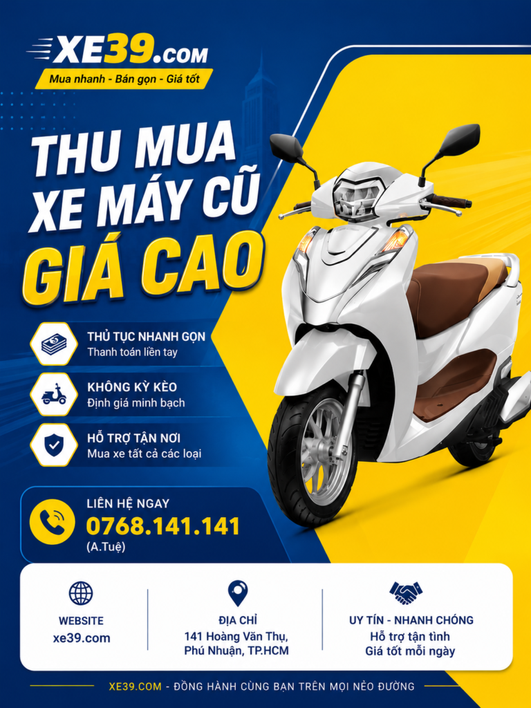 Dịch vụ thu mua xe máy và ô tô cũ giá cao tại TPHCM